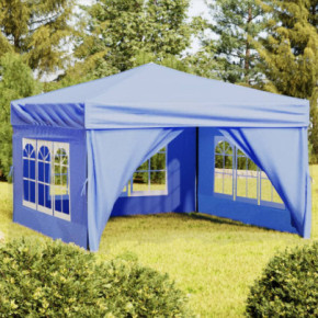 Cort Pliabil pentru Petreceri Albastru 3x3m - Livrare Gratuită