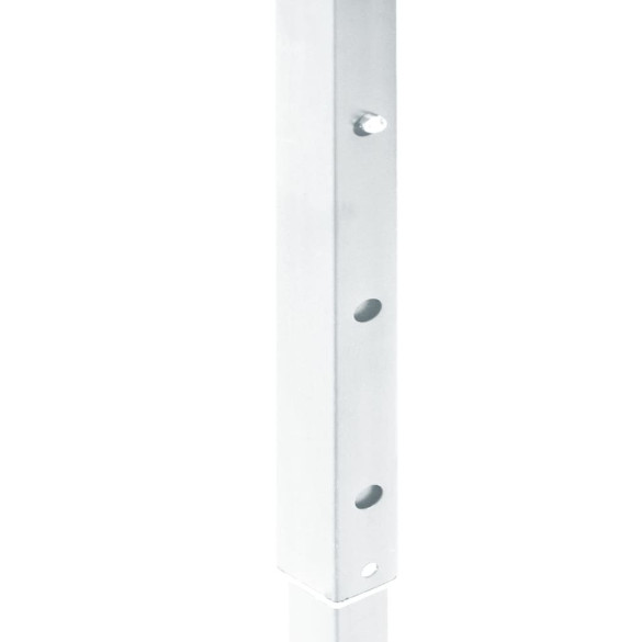 Cort Pliabil pentru Petreceri - 3x3m Alb cu Pereți Laterali