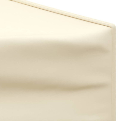 Cort Pliabil pentru Petreceri - 3x6m Crem cu Pereți Laterali