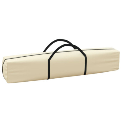 Cort Pliabil pentru Petreceri - 3x6m Crem cu Pereți Laterali