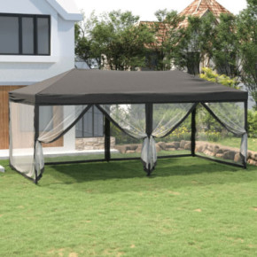 Cort Pliabil pentru Petreceri - Antracit, 3x6 m | Livrare Gratuită