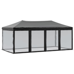 Cort Pliabil Petreceri Exterior Negru 3x6m - Livrare Gratuită 2