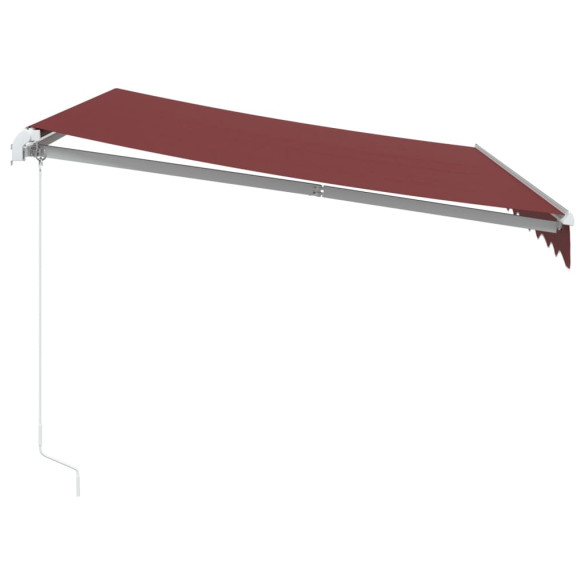 Copertină retractabilă manual - Vișiniu - 300x250 cm