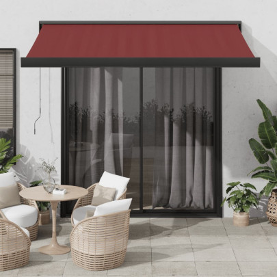 Copertină Manuală Retractabilă - Vișiniu 300x250 cm