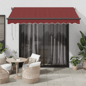 Copertină Automată Retractabilă - Vișiniu 300x250 cm