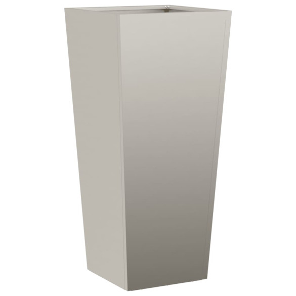 Jardiniere Grădină Oțel Intemperii - Set 2 Bucăți 35x35x75 cm