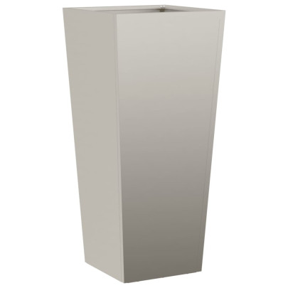 Jardiniere Grădină Oțel Intemperii - Set 2 Bucăți 35x35x75 cm