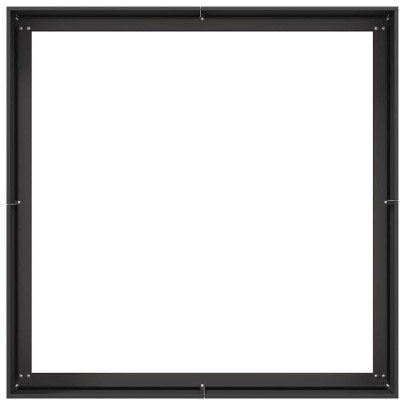 Jardinieră Oțel Negru 100x100x40 cm - Livrare Gratuită