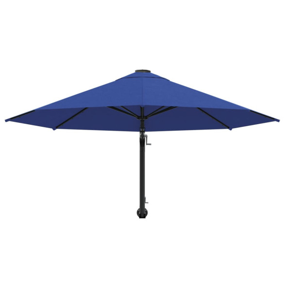 Umbrelă de soare perete metalic 300 cm - Albastru - Comandă acum Umbrelă de soare perete metalic 300 cm - Albastru - Comandă acum