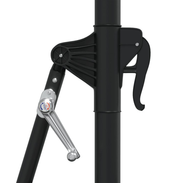 Umbrelă de soare perete metalic 300 cm - Albastru - Comandă acum Umbrelă de soare perete metalic 300 cm - Albastru - Comandă acum