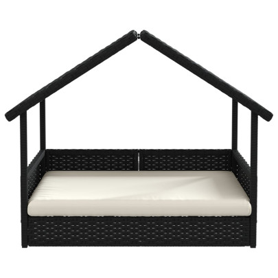 Casă pentru câini cu pernă - poliratan