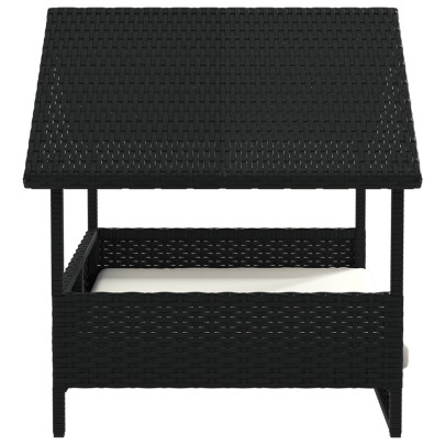 Casă pentru câini cu pernă - poliratan