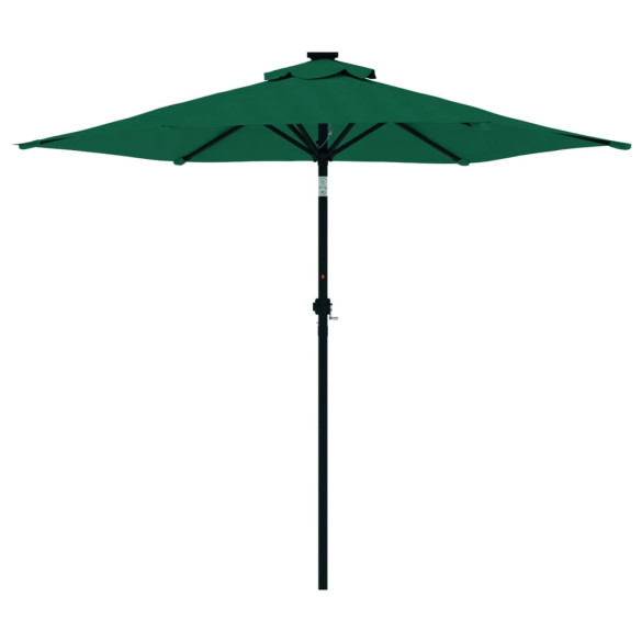 Umbrelă Soare Grădină Lemn Verde 225x225 cm | Comandă Acum
