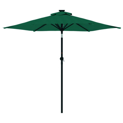 Umbrelă Soare Grădină Lemn Verde 225x225 cm | Comandă Acum
