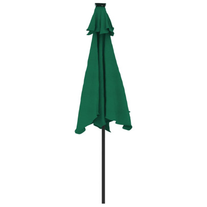 Umbrelă Soare Grădină Lemn Verde 225x225 cm | Comandă Acum