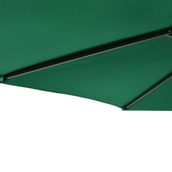 Umbrelă Soare Grădină Lemn Verde 225x225 cm | Comandă Acum