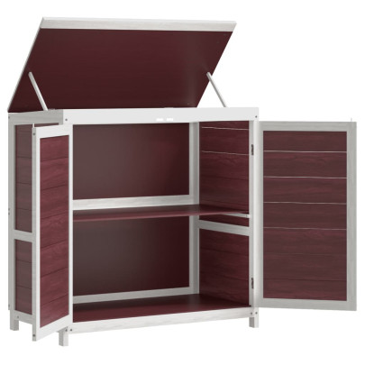 Set Magazii Unelte Grădină 2 Piese - Lemn Masiv Pin