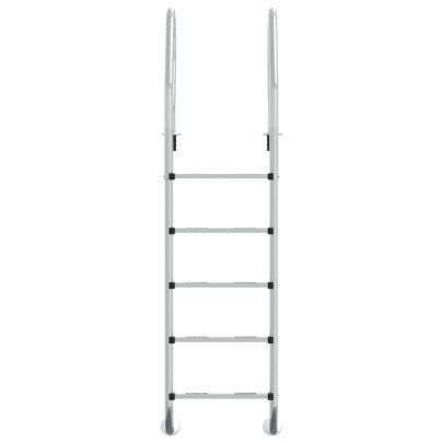 Scară Piscină Oțel Inoxidabil 304 | 5 Trepte Anti-Alunecare