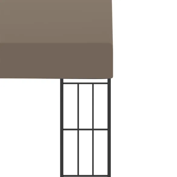 Pavilion de perete gri taupe 6x3m - Material textil rezistent Pavilion de perete gri taupe 6x3m - Material textil rezistent