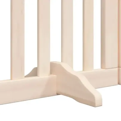 Poartă Pliabilă Câini Lemn Plop - 450 cm - Livrare Gratuită