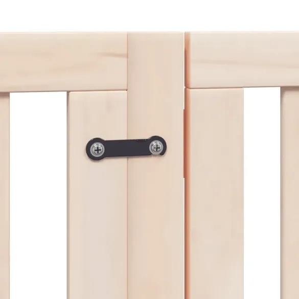 Poartă Pliabilă Câini Lemn Plop - 450 cm - Livrare Gratuită