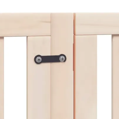 Poartă Pliabilă Câini Lemn Plop - 450 cm - Livrare Gratuită