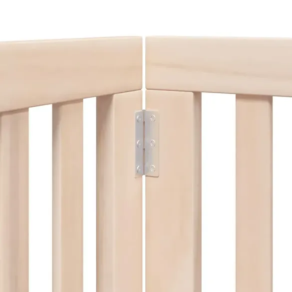 Poartă Pliabilă Câini Lemn Plop - 450 cm - Livrare Gratuită