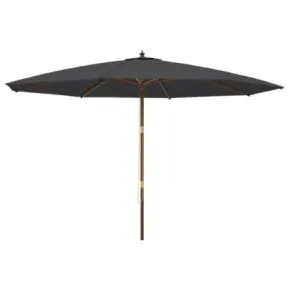 Umbrelă de Soare Grădină Lemn Masiv - Protectie UV | Comandă 2