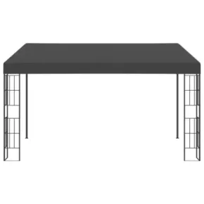 Pavilion de perete antracit 3x4m - Material textil rezistent 2