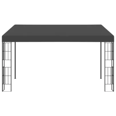 Pavilion de perete antracit 3x4m - Material textil rezistent