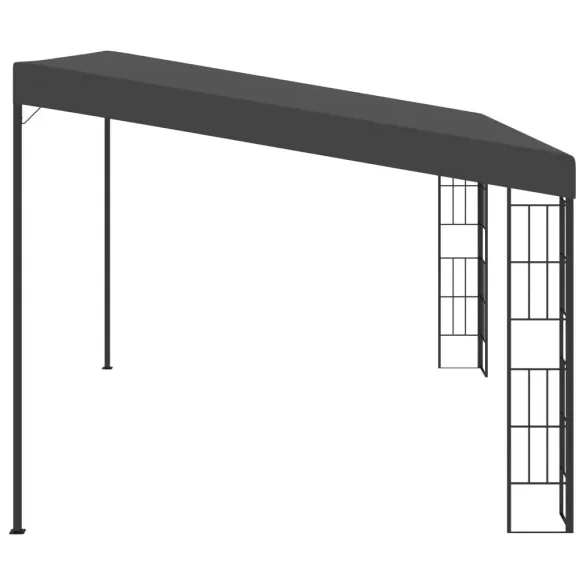 Pavilion de perete antracit 3x4m - Material textil rezistent Pavilion de perete antracit 3x4m - Material textil rezistent