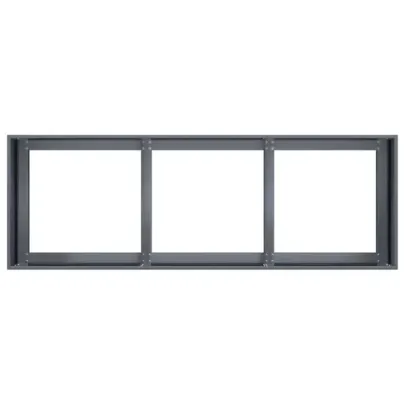 Jardinieră Antracit Oțel Laminat 120x40x40 cm - Livrare Gratuită