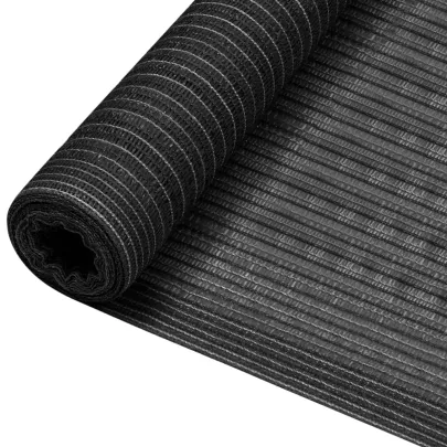 Plasă pentru intimitate - antracit - 3,6x50 m - HDPE - 150 g/m²