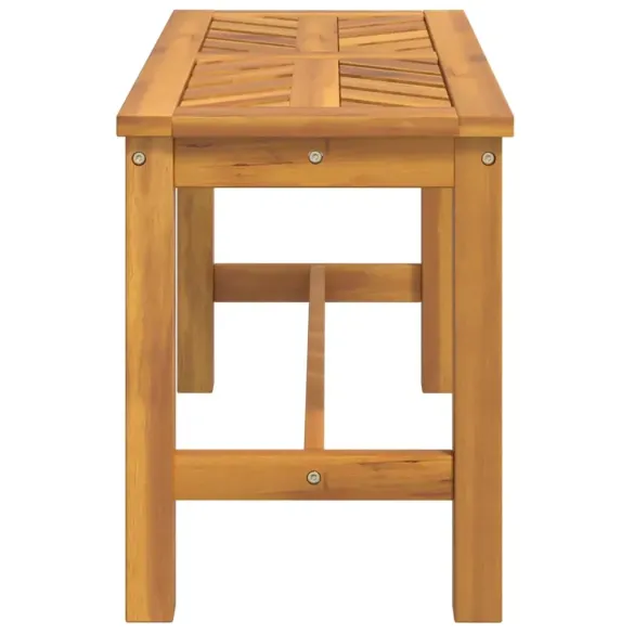 Bancă Grădină Lemn Acacia 80 cm - Livrare Gratuită
