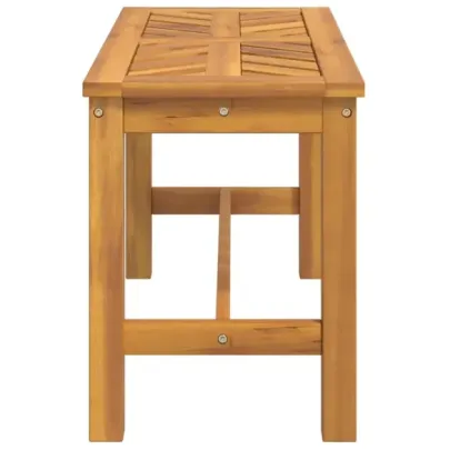 Bancă Grădină Lemn Acacia 80 cm - Livrare Gratuită