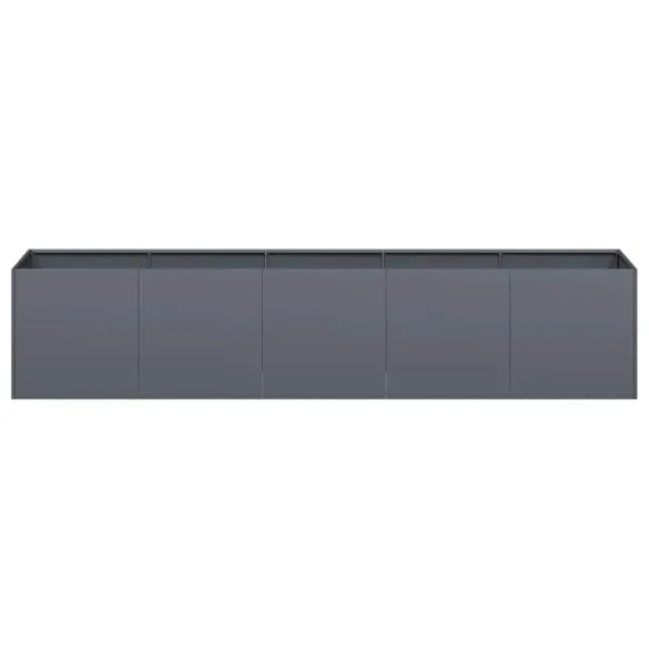 Jardinieră Antracit Oțel Laminat la Rece 200x40x40 cm