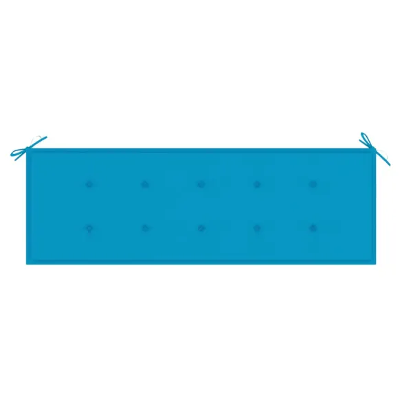 Bancă Grădină Stivuibilă cu Pernă - Lemn Tec | Livrare Gratuită