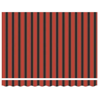 Marchiză retractabilă manuală portocalie-maro 300x250 cm