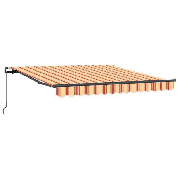 Marchiză Manuală Retractabilă Exterior 300x250 cm | vidaXL