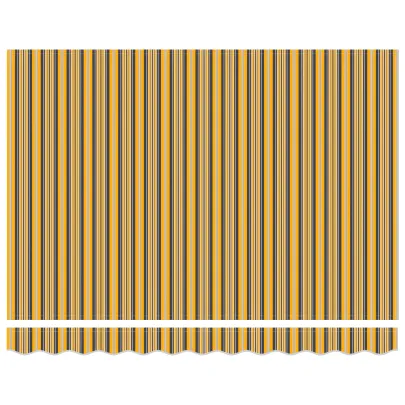 Pergolă Retractabilă Automată cu Dungi Multicolore 300x250 cm