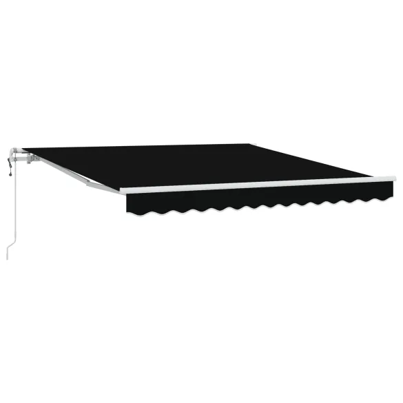 Marchiză Automată Exterior 3x2.5 m - Negru | vidaXL