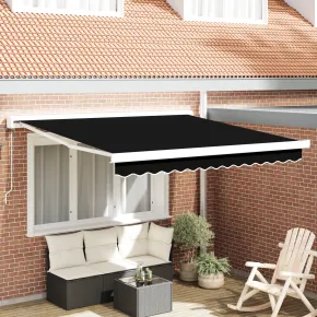 Marchiză Automată Retractabilă Neagră 300x250 cm - Cadru 3x2.5 m