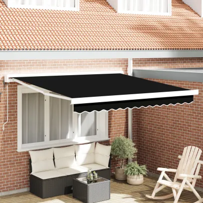 Marchiză Automată Retractabilă Neagră 300x250 cm - Cadru 3x2.5 m