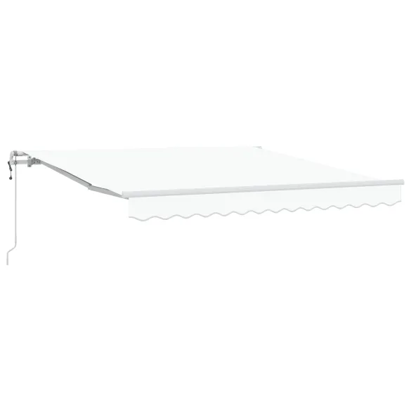 Pânză Marchiză Retractabilă Albă 300x250 cm - Material Acrilic