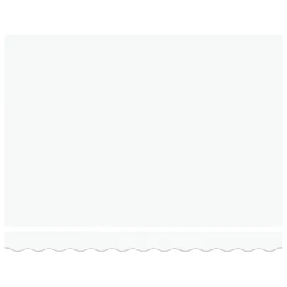 Pânză Marchiză Retractabilă Albă 300x250 cm - Material Acrilic