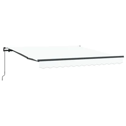 Marchiză Retractabilă Albă 300x250 cm - Material Înlocuire