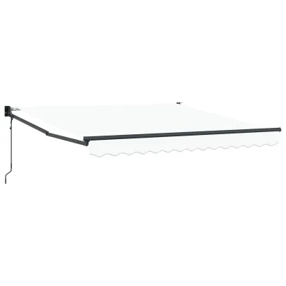 Marchiză Retractabilă Automată Albă 3x2.5m - Umbră Exterior