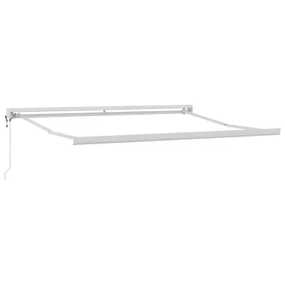 Marchiză Retractabilă Automată Albă 300x250 cm | vidaXL