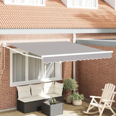 Marchiză Manuală Retractabilă Gri 3x2.5 m - Material Schimb