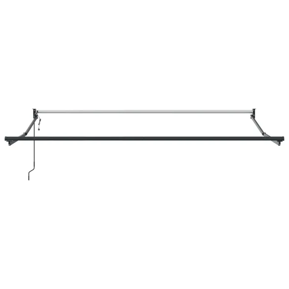 Marchiză Retractabilă Verde-Alb 300x250 cm - Material Umbră